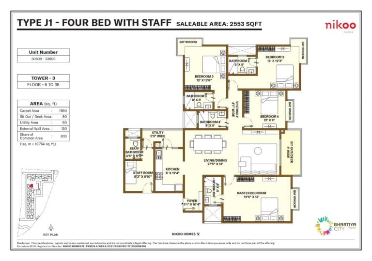 2553 4.5bhk nikoo homes 5 bhartiya city