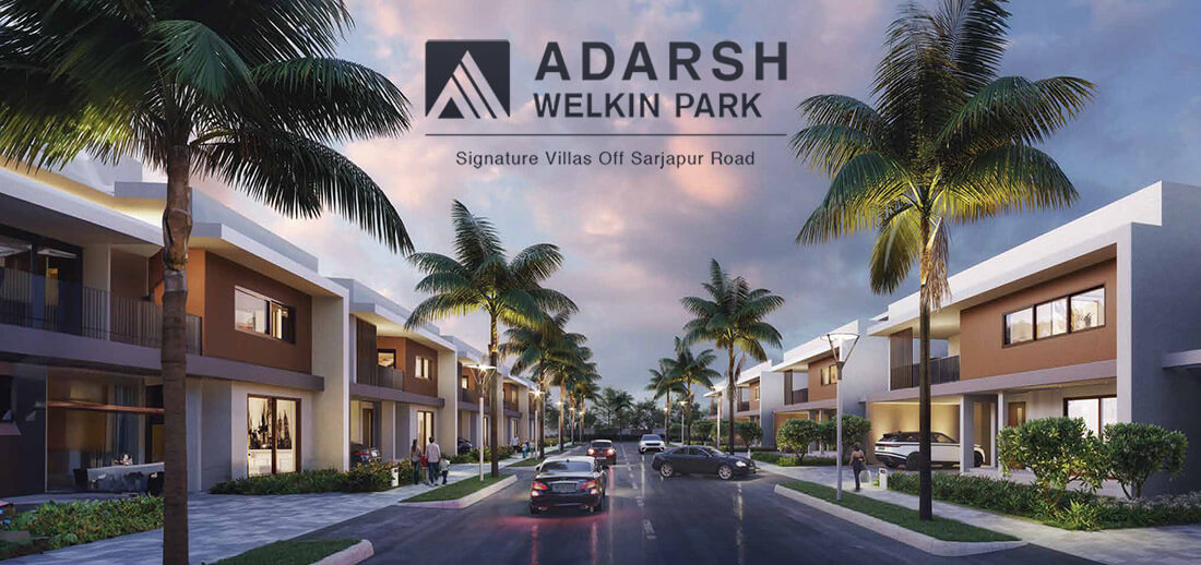 main elevation adarsh welkin park villas