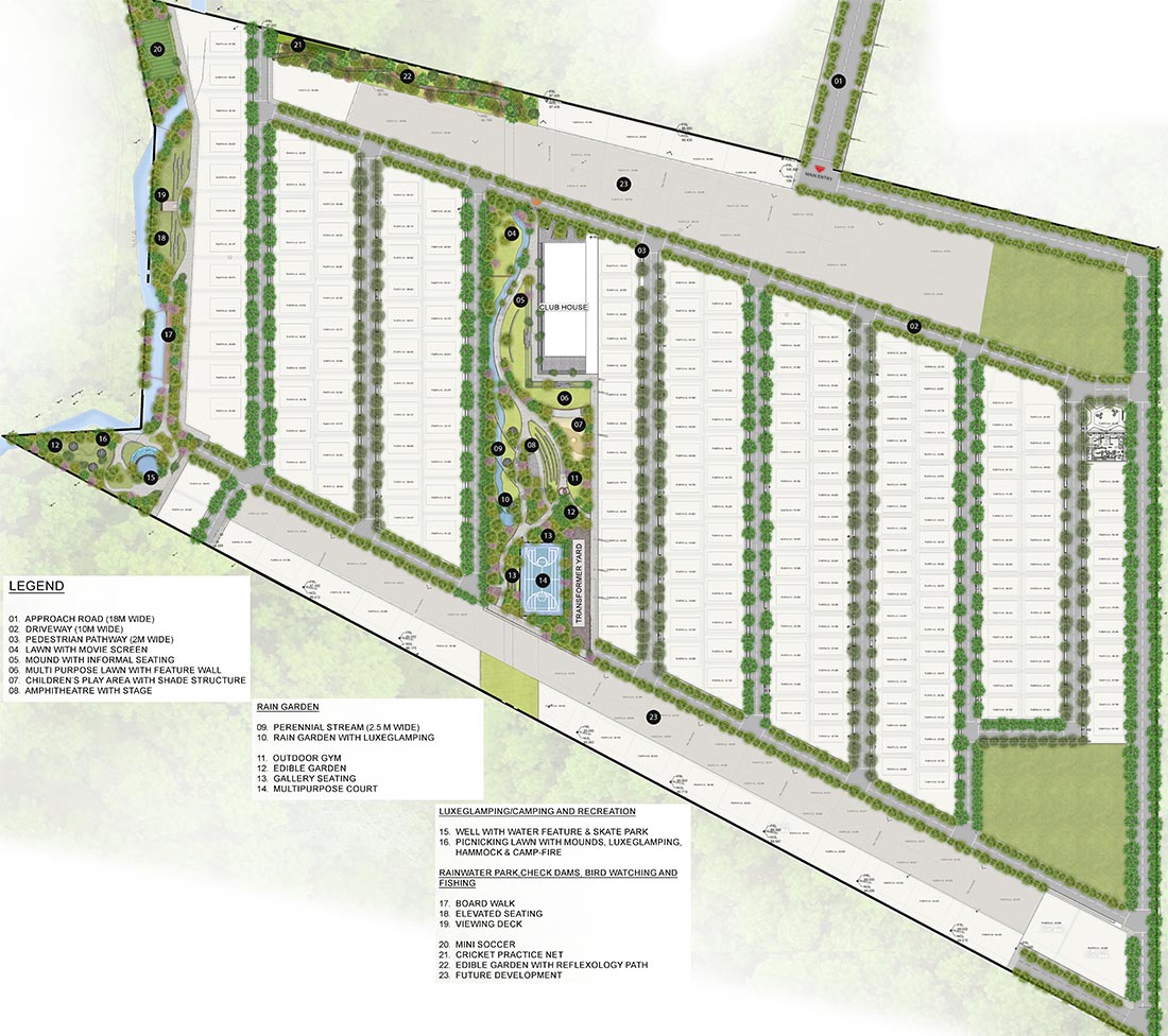 master plan urbanrise paradise on earth villas