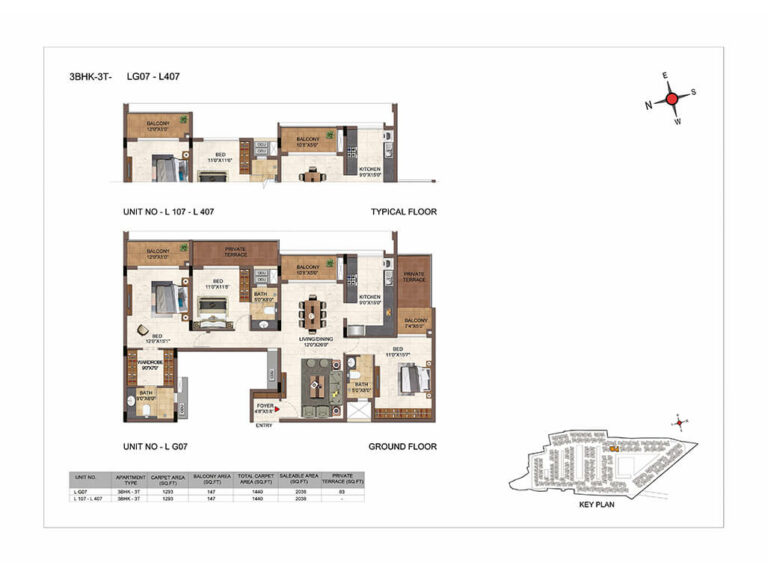 3bhk+3t c casagrand hazen