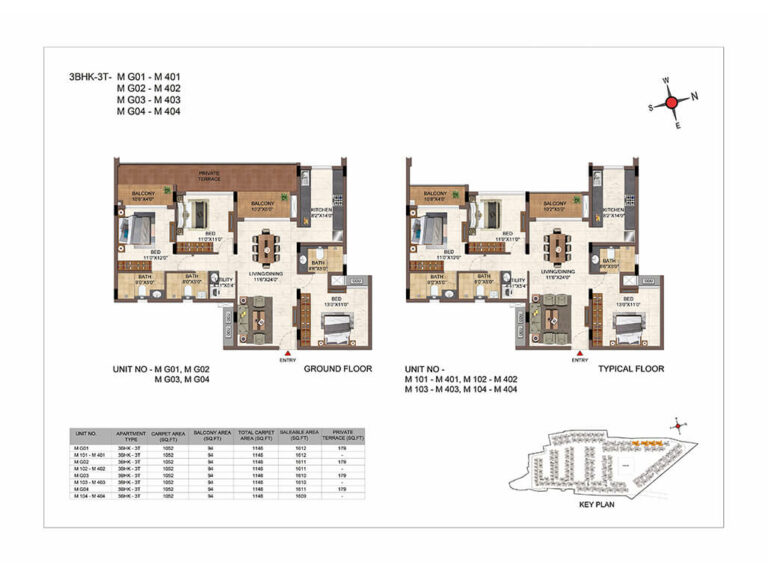 3bhk+3t d casagrand hazen