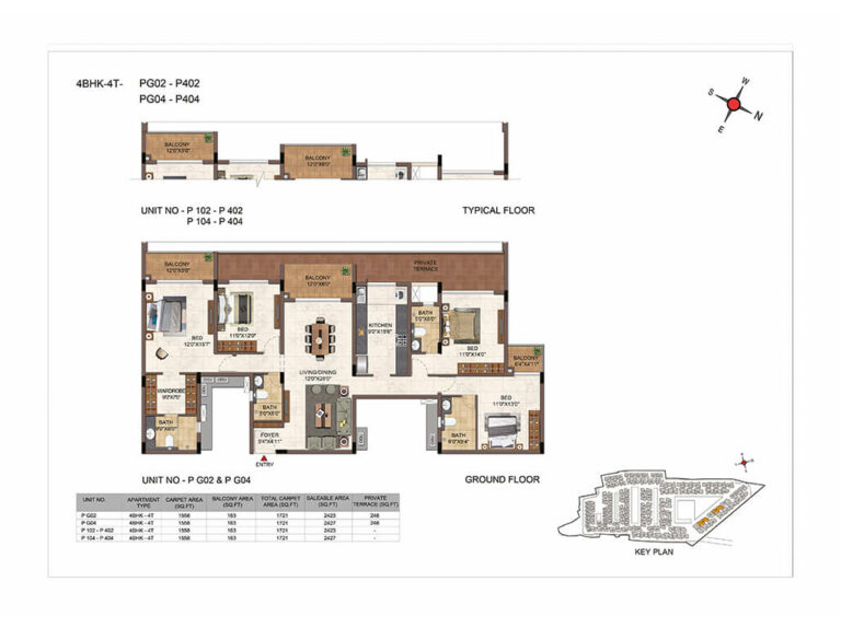4bhk+4t b casagrand hazen