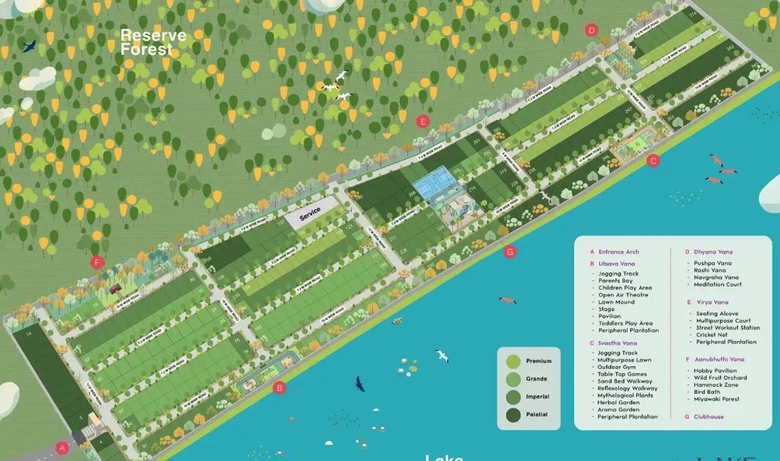 master plan tvs emerald lake shore plots