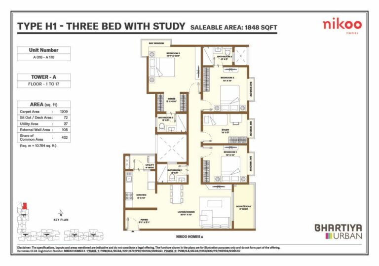 3.5bhk h1 1848 nikoo homes 6