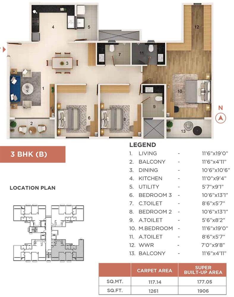Adarsh Welkin Park Apartments off Sarjapur Road, Bangalore Details
