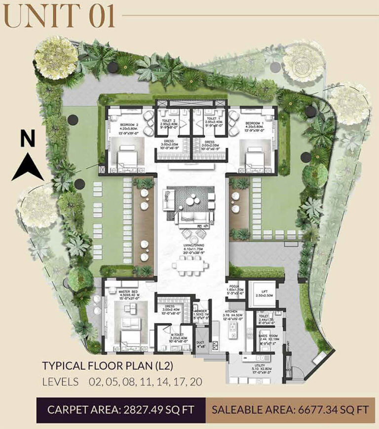 3BHK-6677-Type-1-Chaithanya-Sankhya