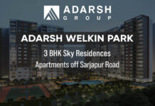 adarsh welkin park apartments ph design