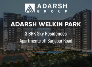 adarsh welkin park apartments ph design