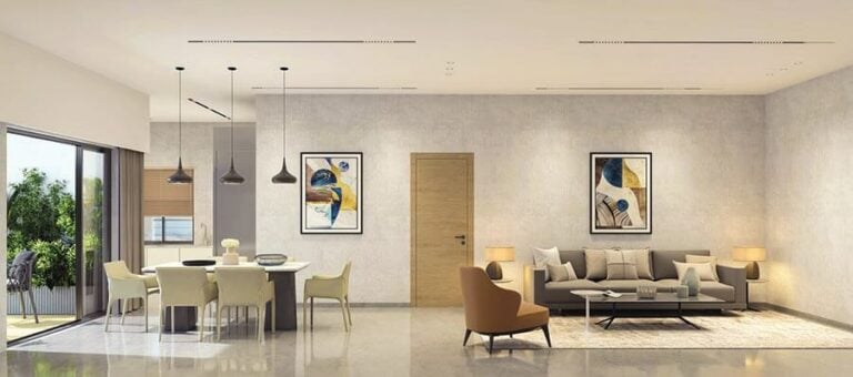 living room 3bhk the line narsingi