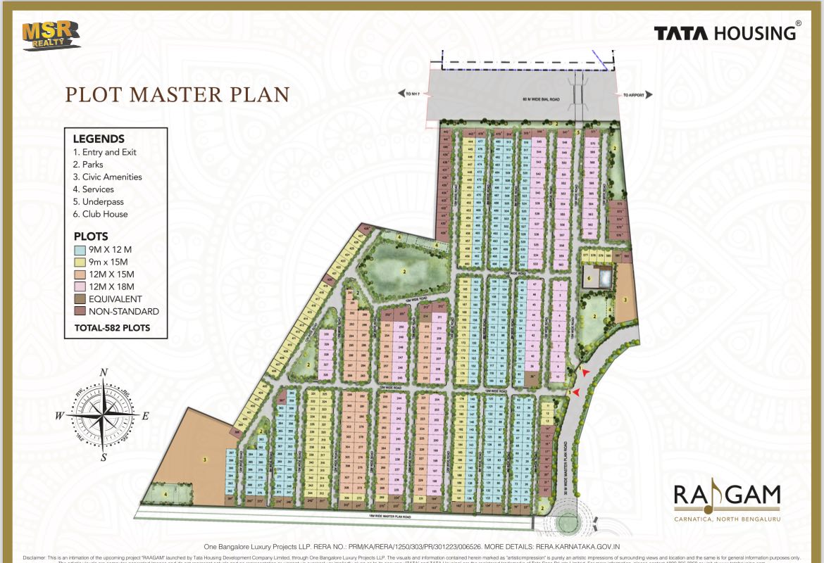 master plan tata raagam plots