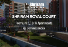 shriram royal court bommasandra homz n space ph