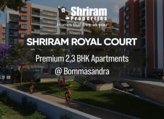 shriram royal court bommasandra homz n space ph