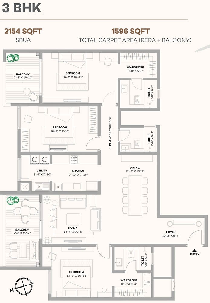 3BHK-2154-Assetz-66-Shibui