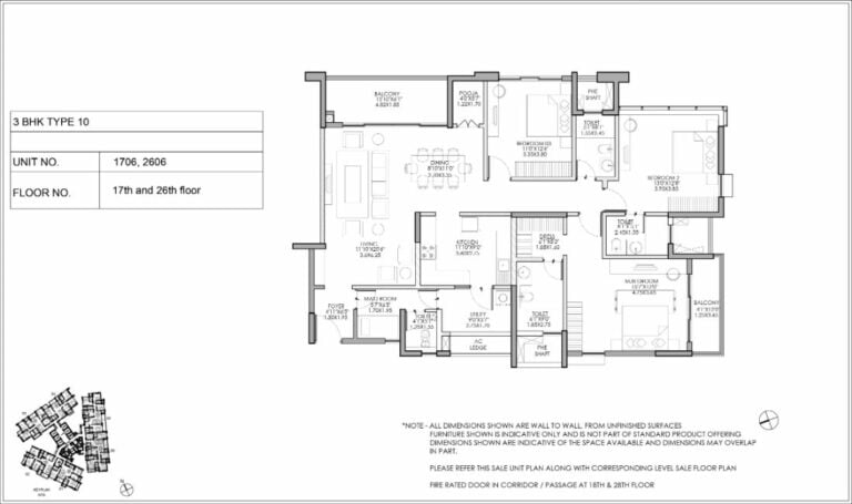 3bhk type10 shapoorji pallonji parkwest