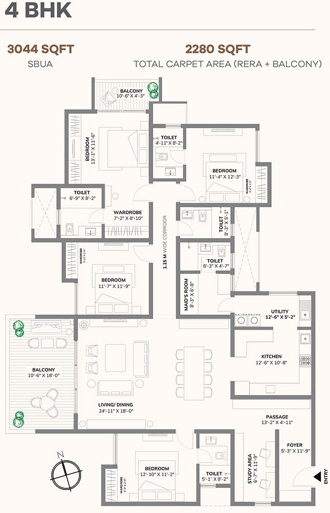 4BHK-3044-Assetz-66-Shibui