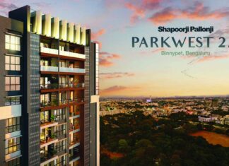 main elevation shapoorji pallonji parkwest