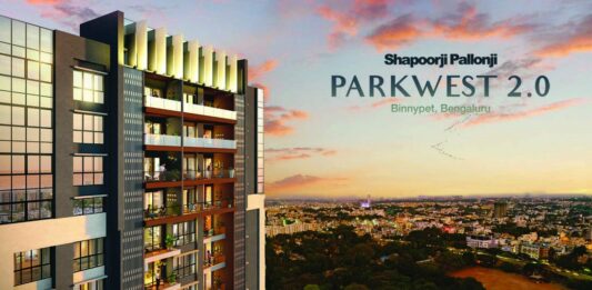 main elevation shapoorji pallonji parkwest