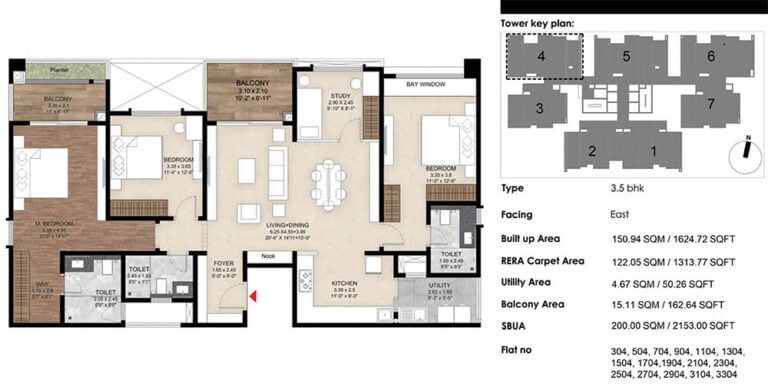 3.5bhk 1624 mana the right life mana skanda the right life