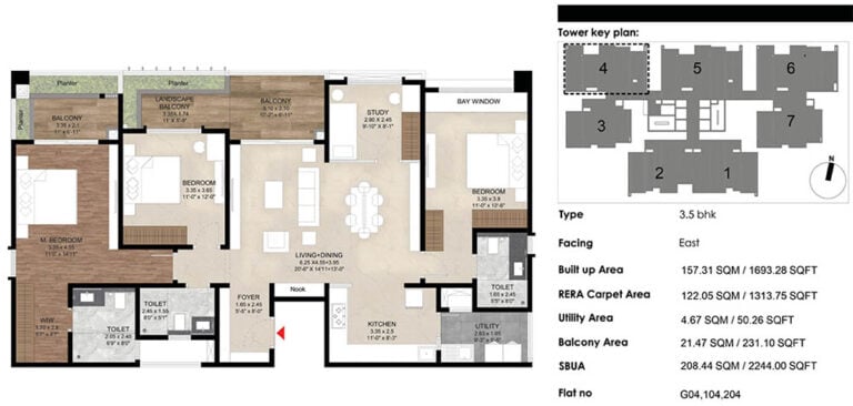 3.5bhk 1693 mana the right life mana skanda the right life