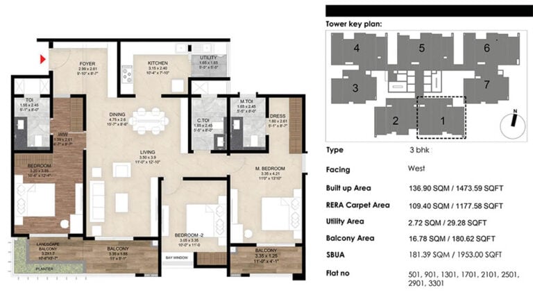 3bhk 1473 mana the right life mana skanda the right life