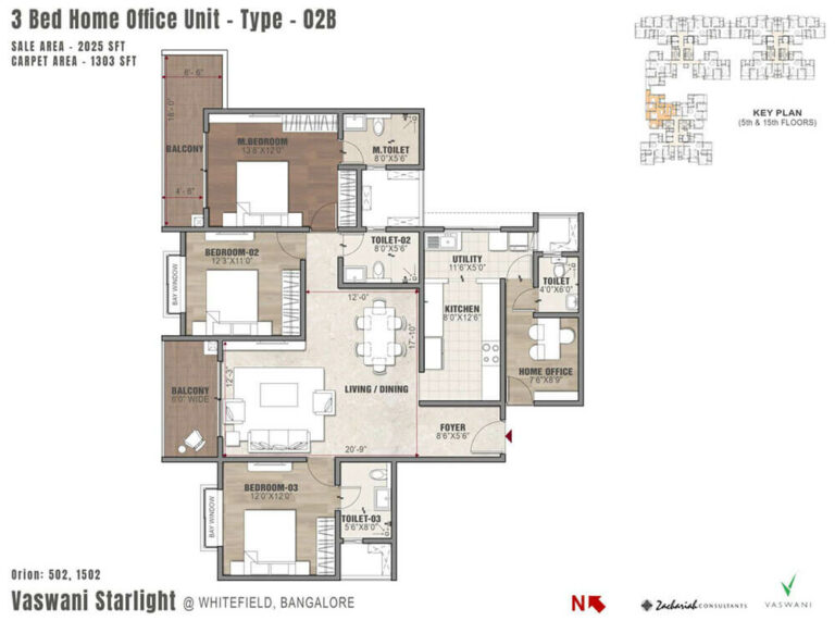 3BHK Home Office 2025 - Vaswani Starlight