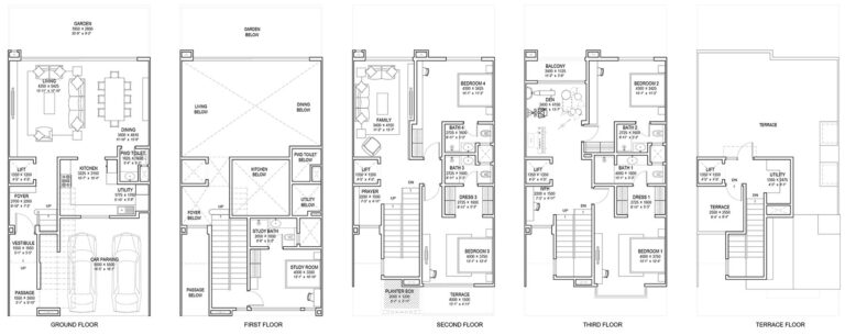 4.5BHK-Row-House-B5-Sobha-Crystal-Meadows-Row-House-Villa-Mullur