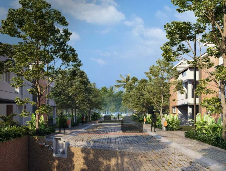 Street-View - Living Walls Hush Fields Plots