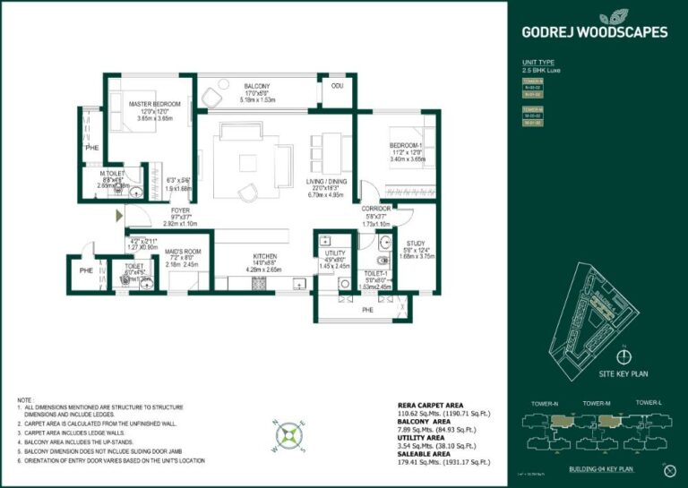2.5BHK Luxe 1931 - Godrej Woodscapes Godrej Budigere Cross Godrej Whitefield