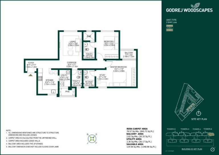2BHK Luxe 1340 - Godrej Woodscapes Godrej Budigere Cross Godrej Whitefield