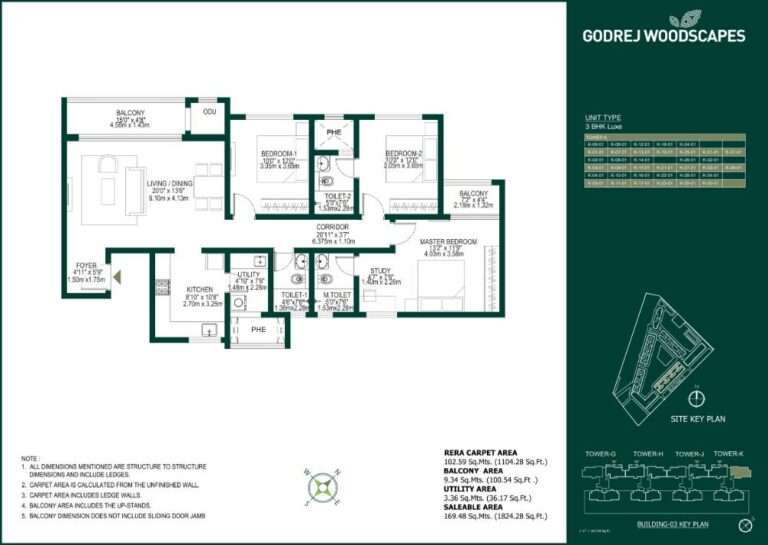 3BHK Luxe 1824 - Godrej Woodscapes Godrej Budigere Cross Godrej Whitefield