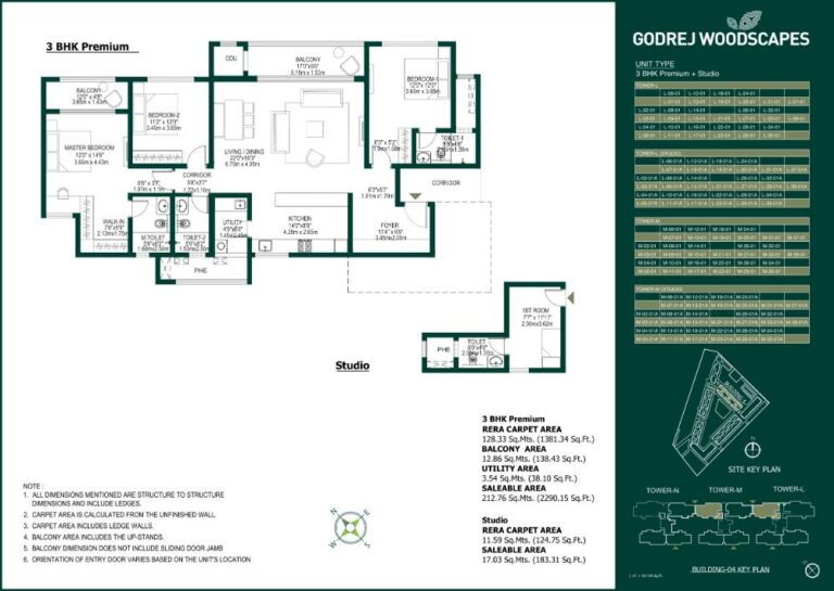 3BHK Premium+Studio 2473 - Godrej Woodscapes Godrej Budigere Cross Godrej Whitefield