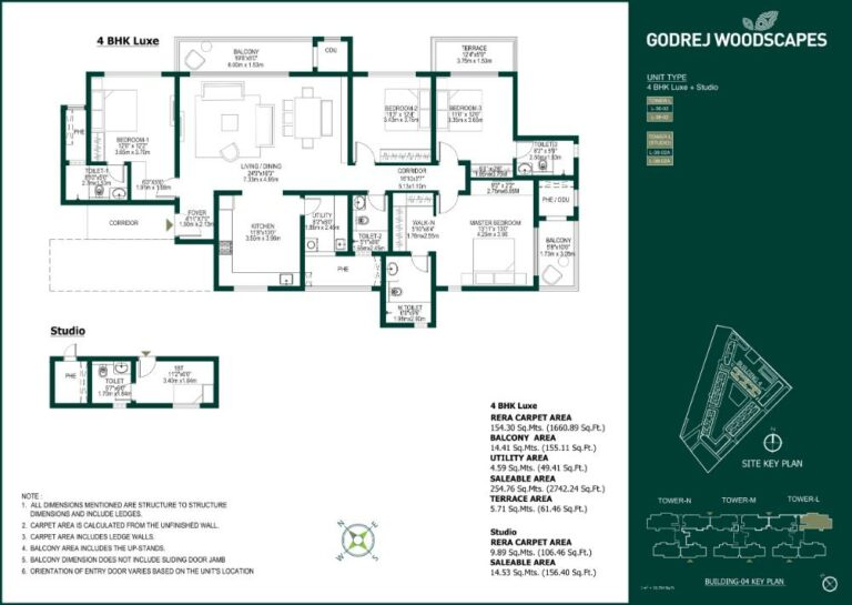 4BHK Luxe+Studio - Godrej Woodscapes Godrej Budigere Cross Godrej Whitefield