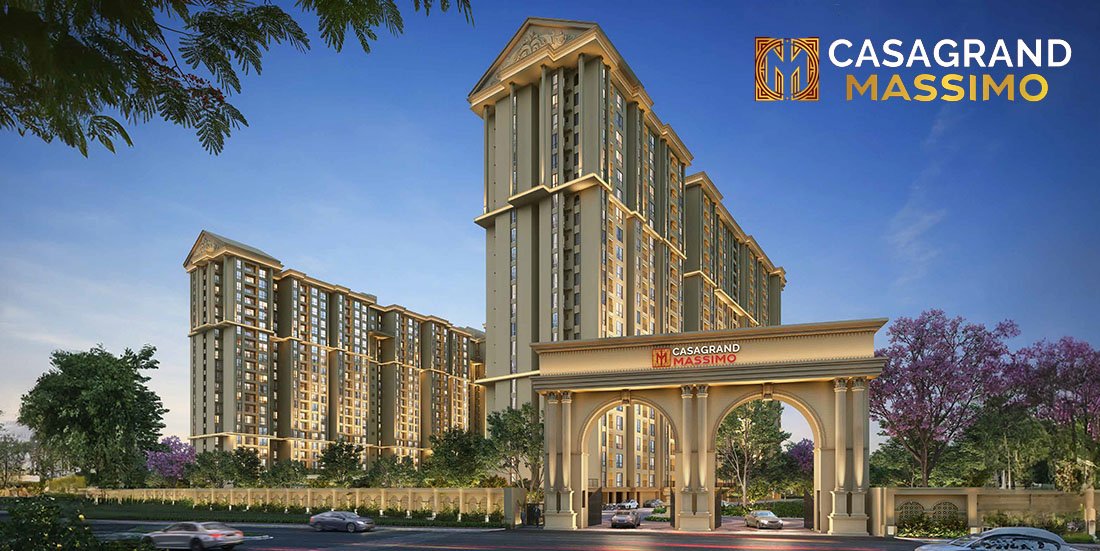 Main Elevation - Casagrand Massimo Chennai