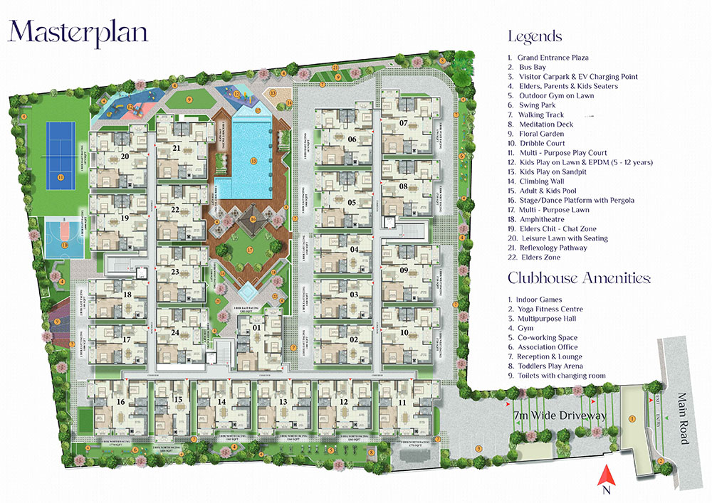Master Plan - Abhee Riviera Royale