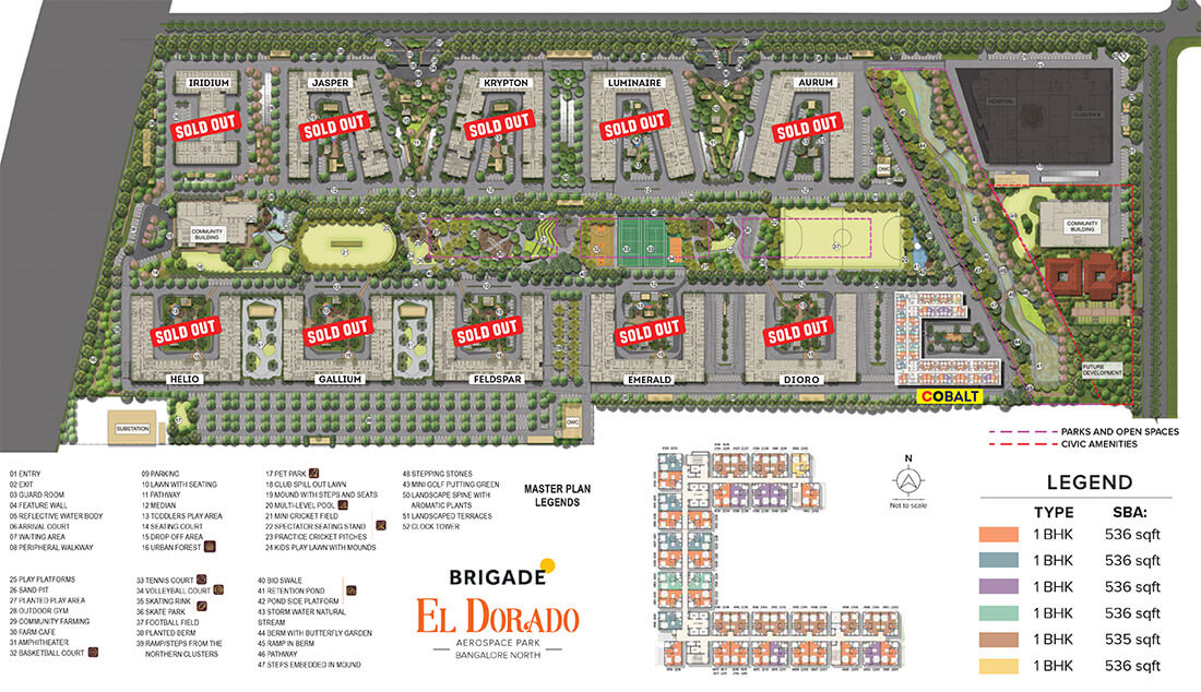 Master Plan - Brigade El Dorado Cobalt