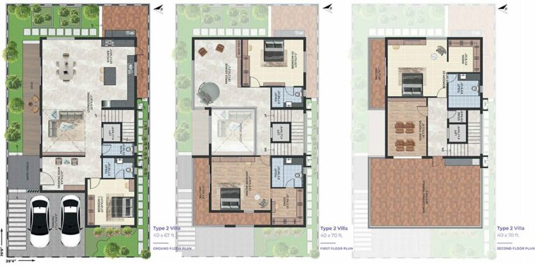 North Facing Villa 40x70 Capstone Life The Midsummer Rain