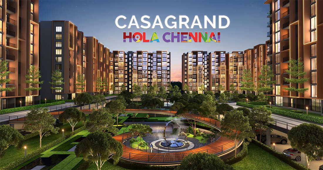 Podium-Night - Casagrand Hola Chennai