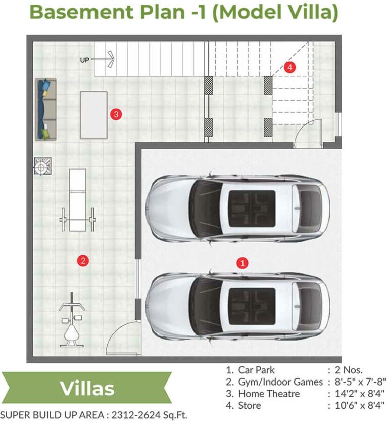Villas Basement - Aratt Cityscapes