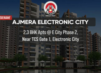 Ajmera Codename Electronic City PH Homz N Space