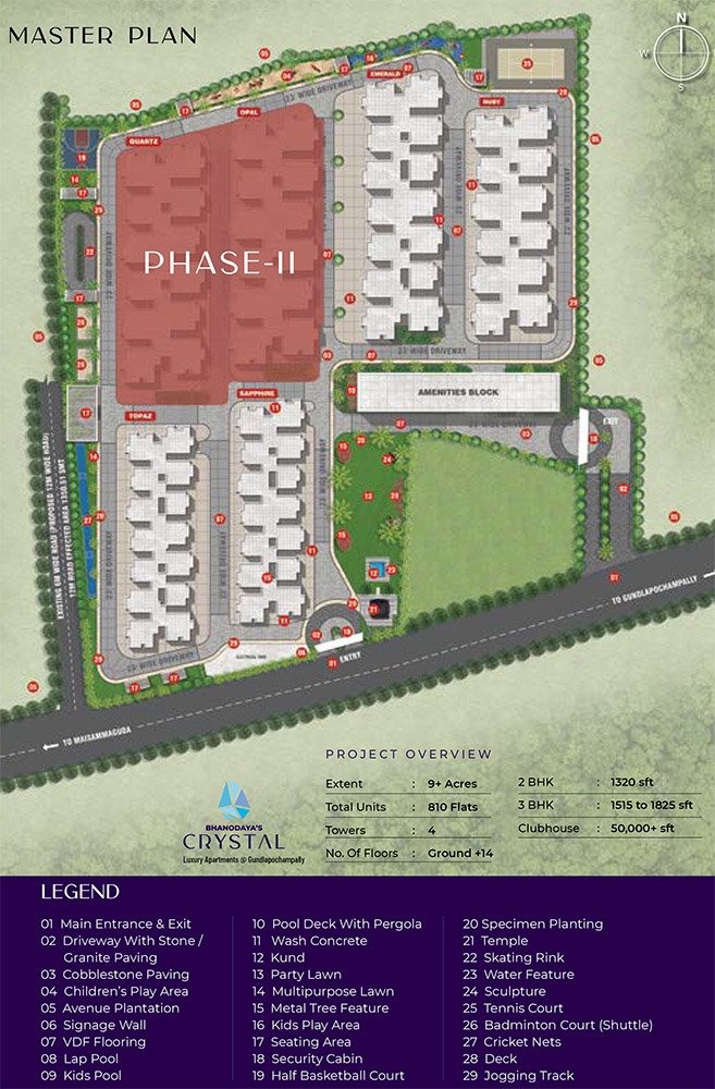 Master Plan - Bhanodaya Crystal