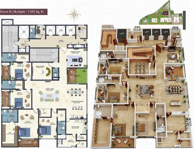 Skylight 7495 - Candeur Skyline Puppalaguda