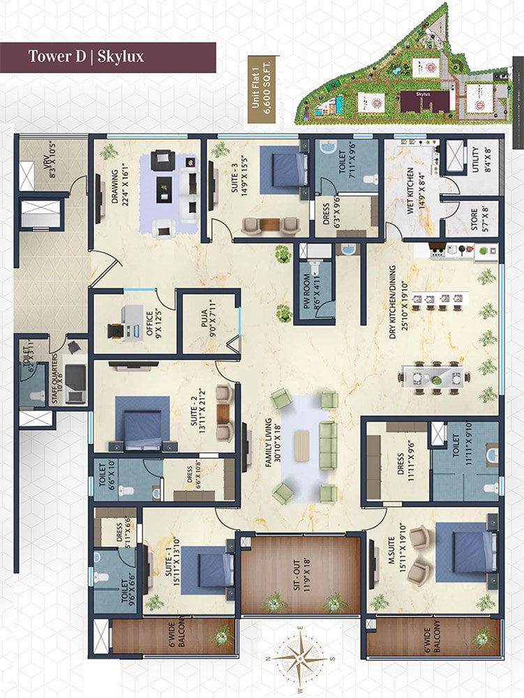 Skylux 6600 - Candeur Skyline Puppalaguda