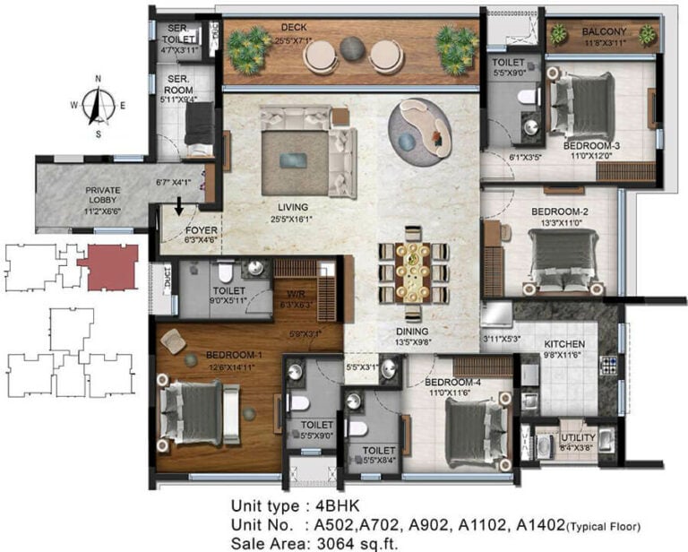 4BHK 3064 - Radiance Platinum Koramangala