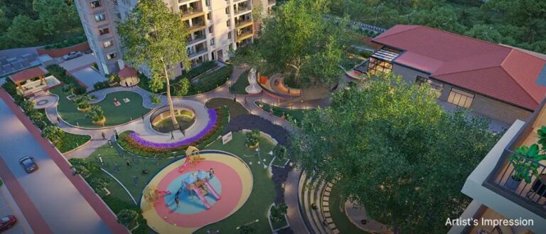 Mid-Aerial-View - Mahindra Zen Apartments Singasandra