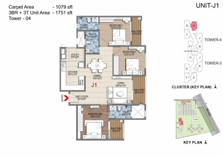 3BHK 1751 - Sattva Songbird Budigere
