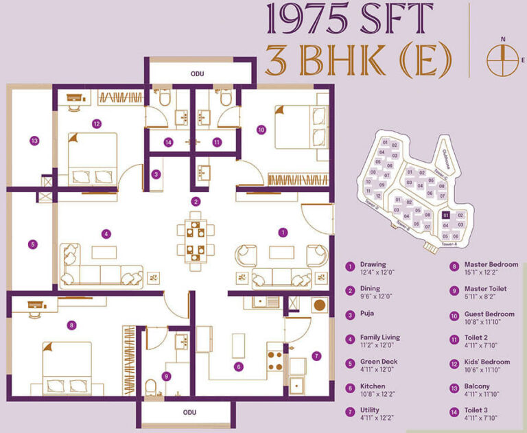 3BHK 1975 - ASBL Landmark