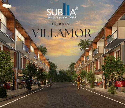 Main Elevation - Subha Villamor Villas