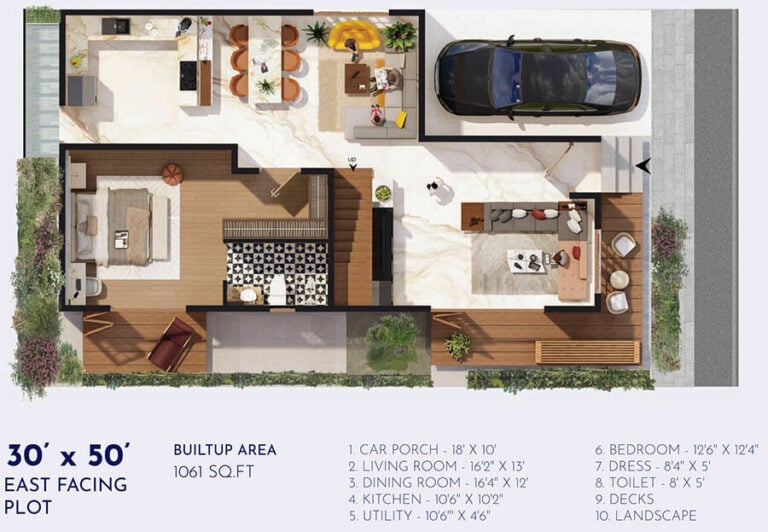 4BHK Villa Ground - Guru Punvaanii Elegance