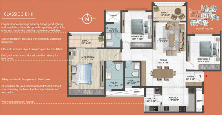 Classic 3BHK - Sumadhura Epitome