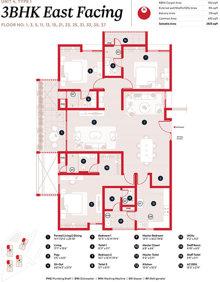 3BHK 2825 - Myscape Songs Of The Sun